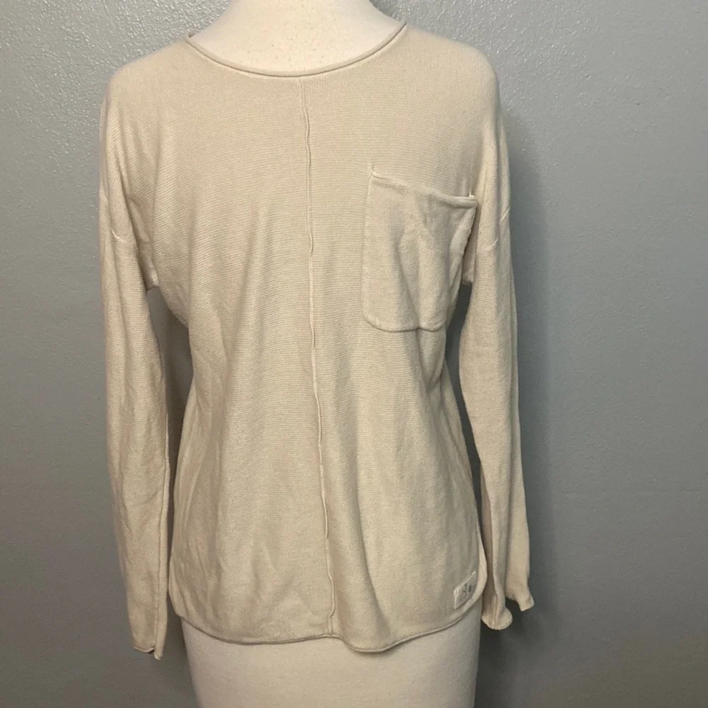 Zara Boys Collection Knit Wear Long Sleeve Top Oatmeal Size 11-12